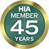 HIA Member 45 Years
